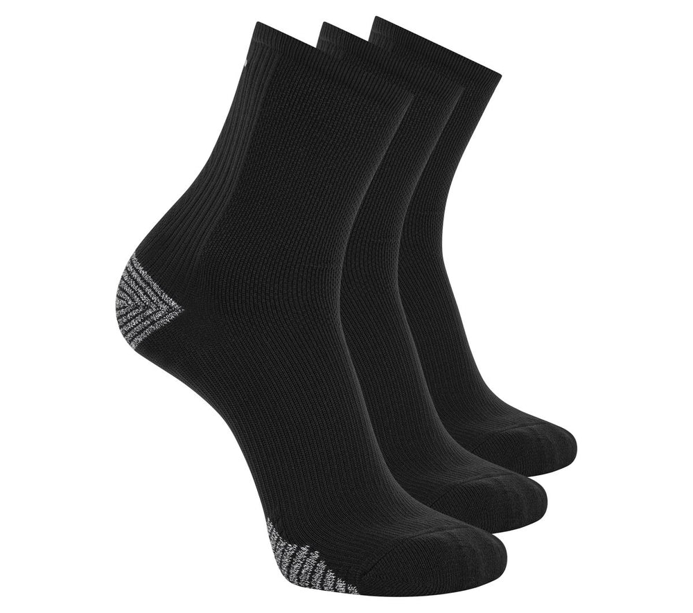Skechers Outlet | Men|Clothing 3 Pack Men's Performance Running High Quarter Socks