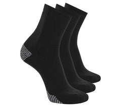 Skechers Outlet | Men|Clothing 3 Pack Men's Performance Running High Quarter Socks