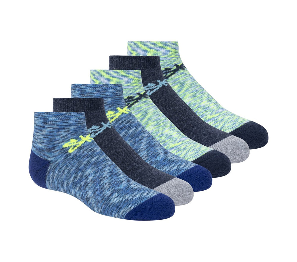 Skechers US | Clothing 6 Pack Space Dye Low Cut Socks