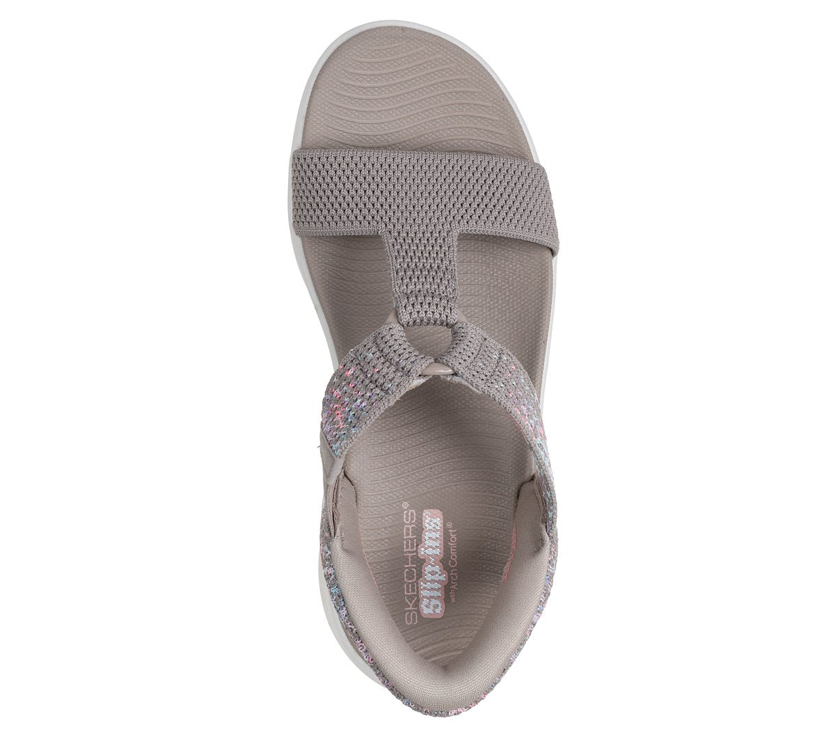 Skechers US | Women Slip-ins: GO WALK Massage Fit Sandal - Confetti Sky