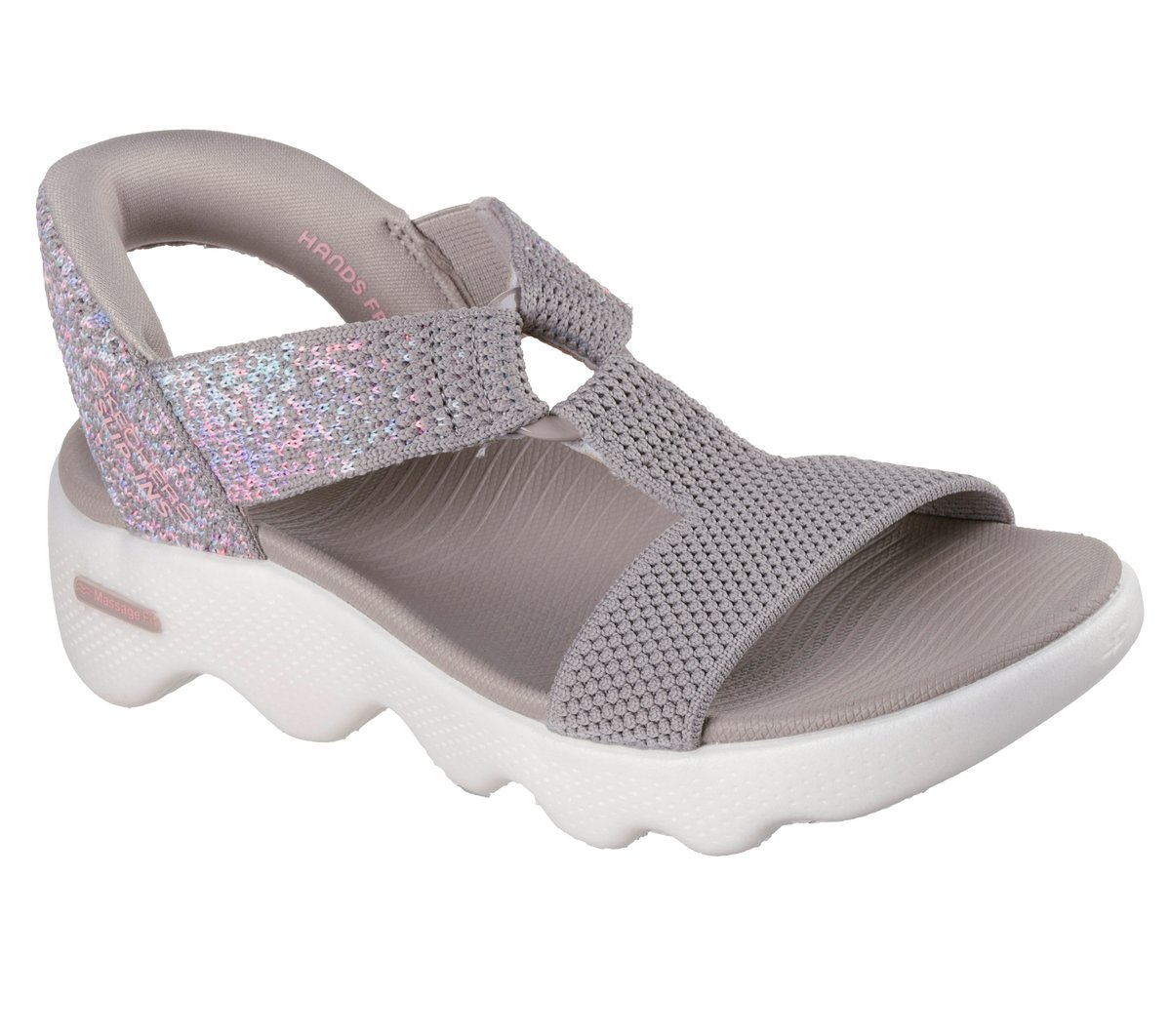 Skechers US | Women Slip-ins: GO WALK Massage Fit Sandal - Confetti Sky