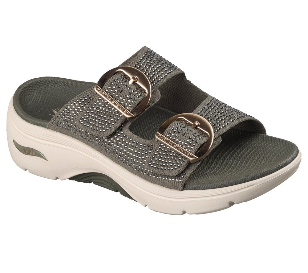 Skechers For sale | Women|New Arrivals Martha Stewart: GO WALK Arch Fit 2.0 Sandal - Showstopper