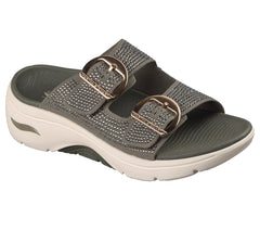 Skechers For sale | Women|New Arrivals Martha Stewart: GO WALK Arch Fit 2.0 Sandal - Showstopper