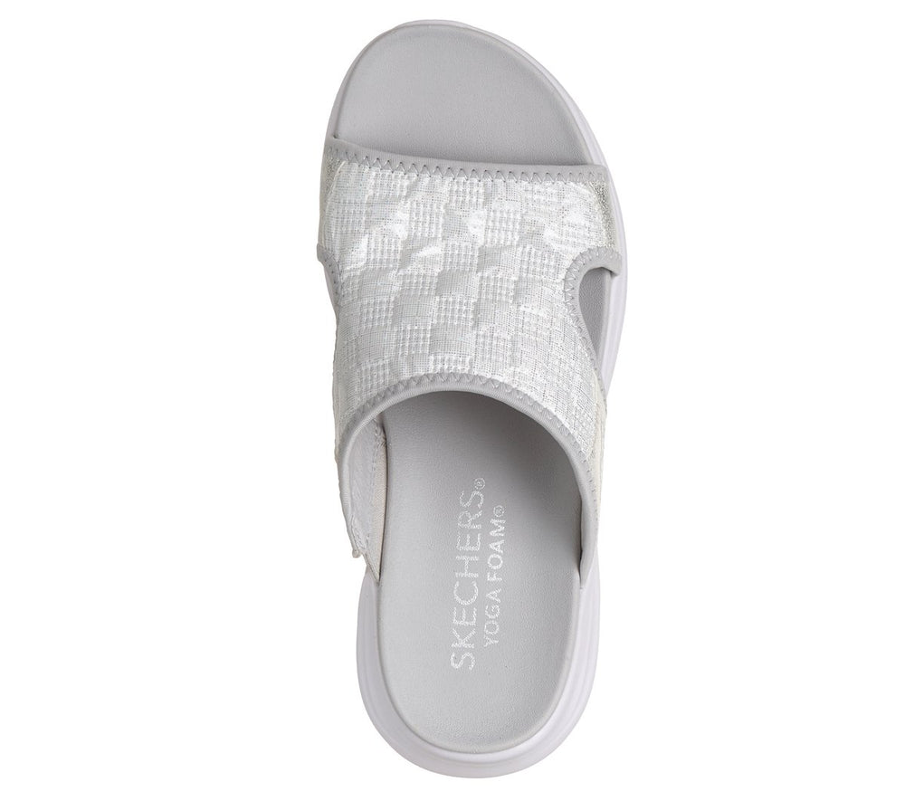 Skechers For sale | Women|New Arrivals Contour Foam Sandal - Cozy Fit Costal Air