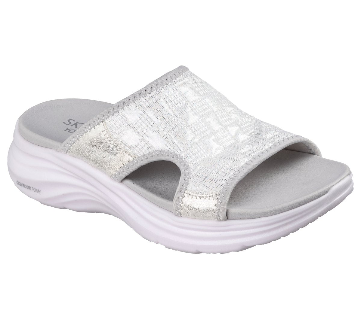 Skechers For sale | Women|New Arrivals Contour Foam Sandal - Cozy Fit Costal Air