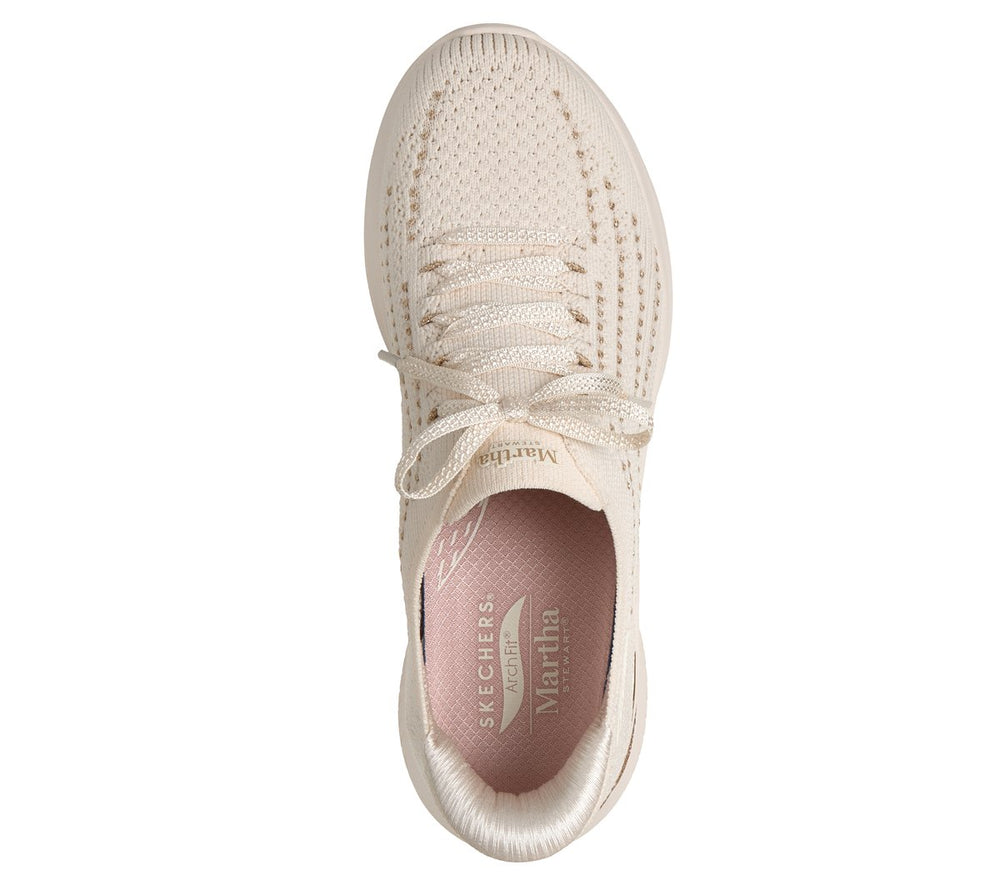 Skechers Sale | Women Slip-ins Martha Stewart: Arch Fit Ultra Flex 3.0 - Metallic Grace