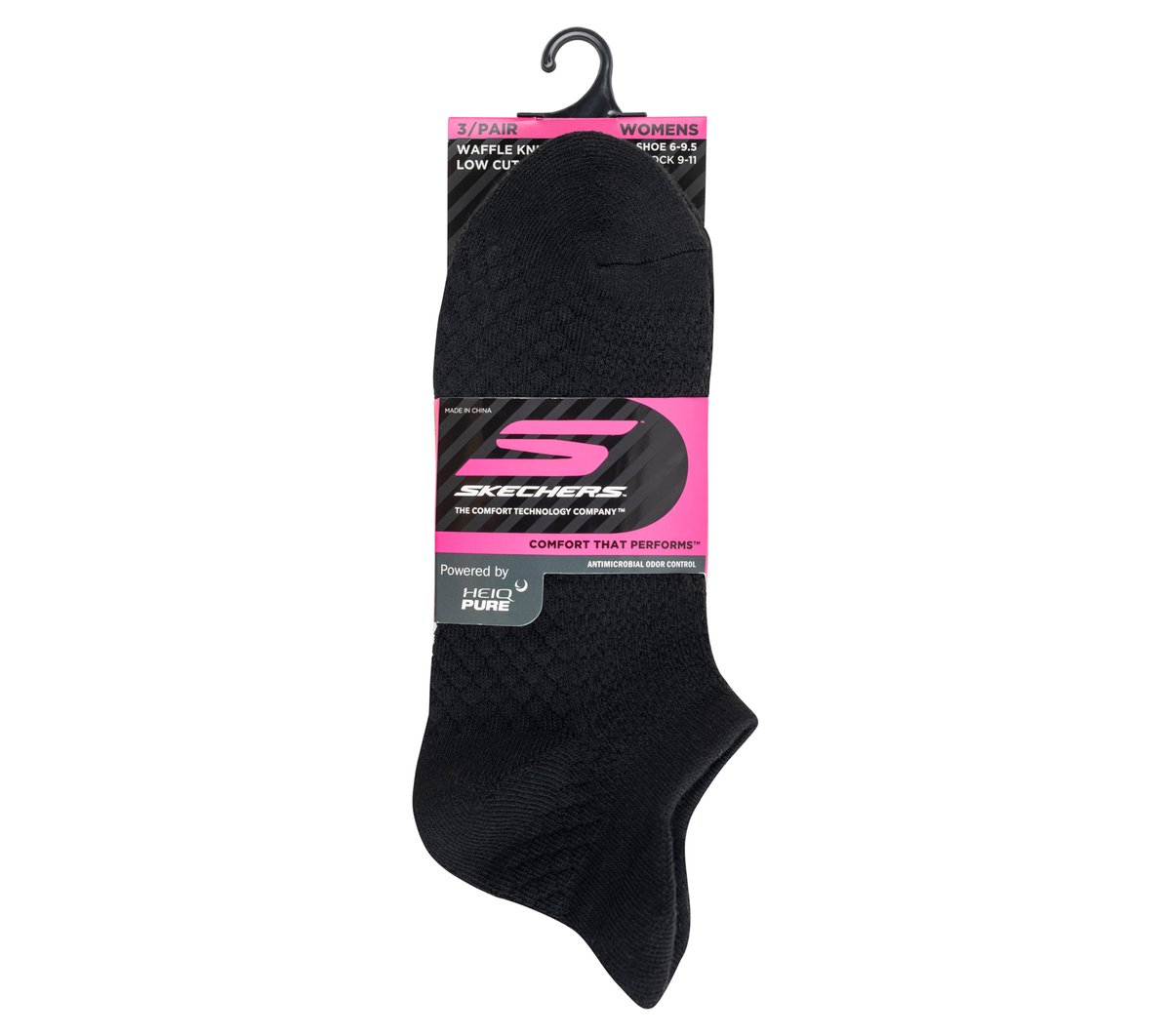 Skechers Sale | Women|Clothing 3 Pack Women's Performance Low Cut Textured Socks