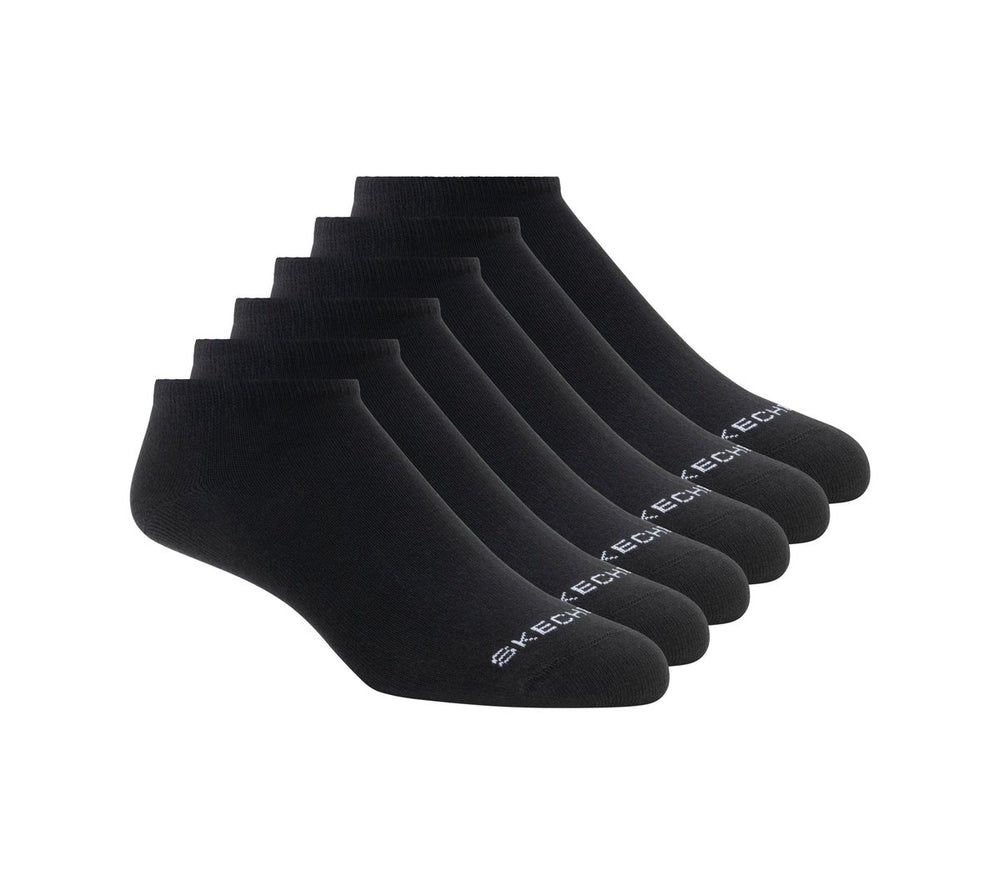 Skechers Outlet | Women|Clothing Cotton No-Show Socks - 6 Pack