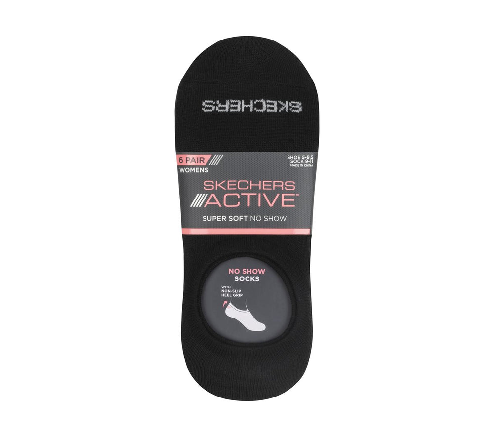 Skechers Online | Women|Clothing Super Soft No Show Liner Socks - 6 Pack