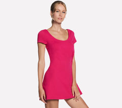 Skechers On sale | Women GO WALK Scoop Short Sleeve Dress