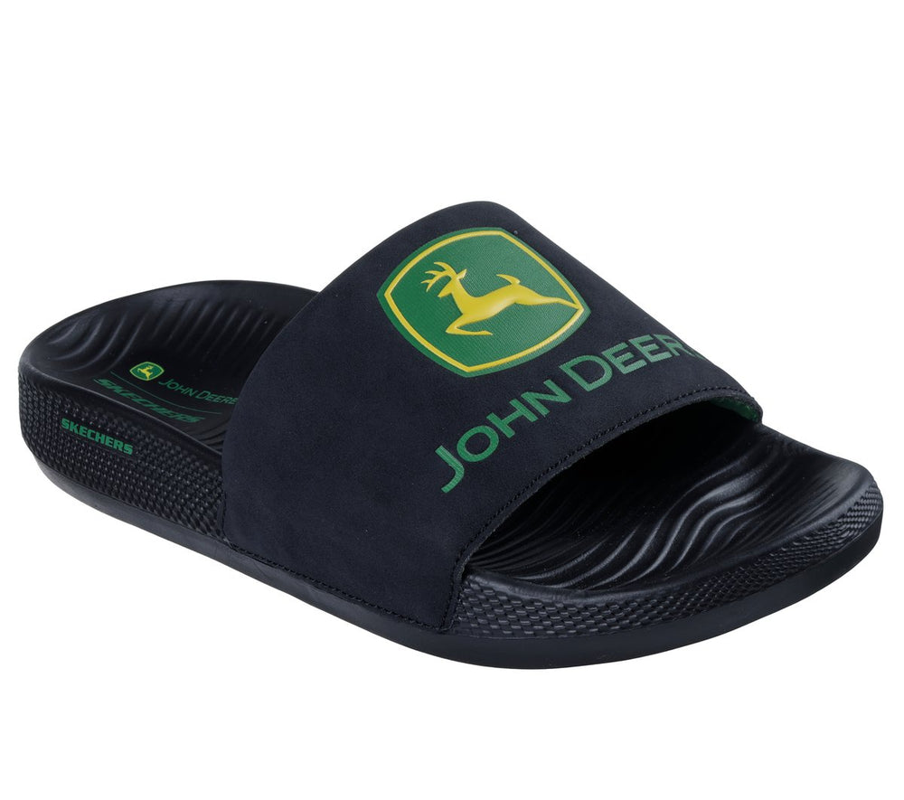 Skechers Discount | Men John Deere: Low Slider - Big Logo