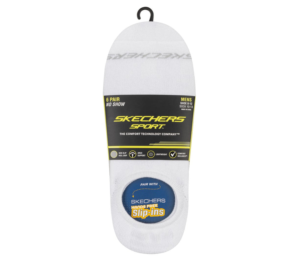 Skechers Discount | Men|Clothing 6 Pack Men's Sneaker Liner Socks