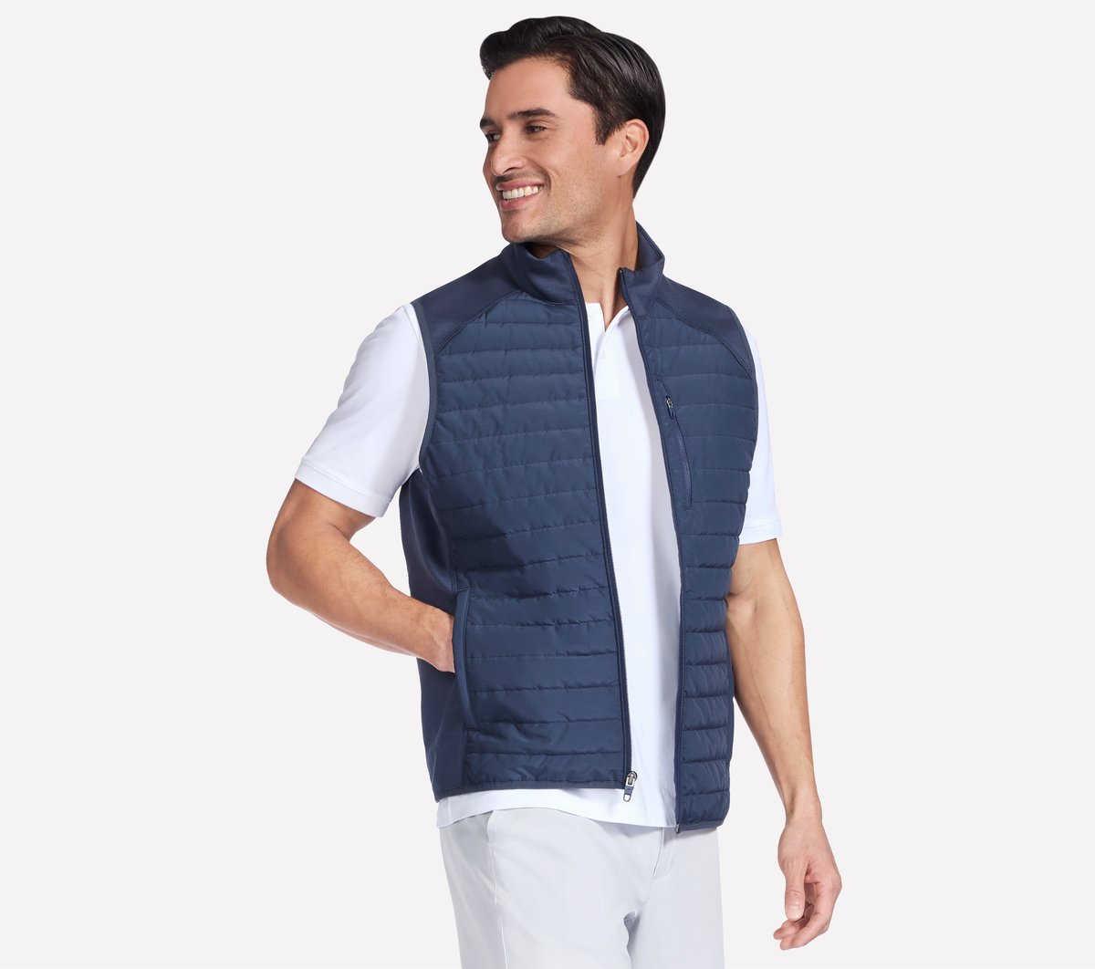 Skechers On sale | Men GO SHIELD Cozy Fit Hybrid Vest