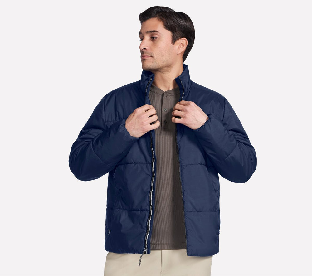 Skechers Discount | Men GO SHIELD Cozy Fit Traverse Down Jacket