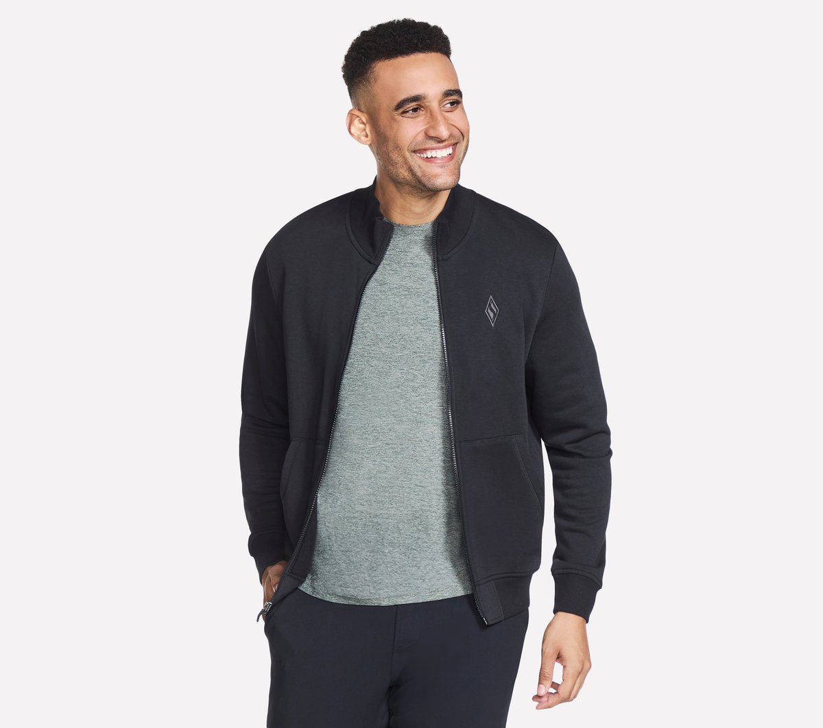 Skechers Discount | Men The Hoodless Hoodie GO WALK Everywhere Jacket