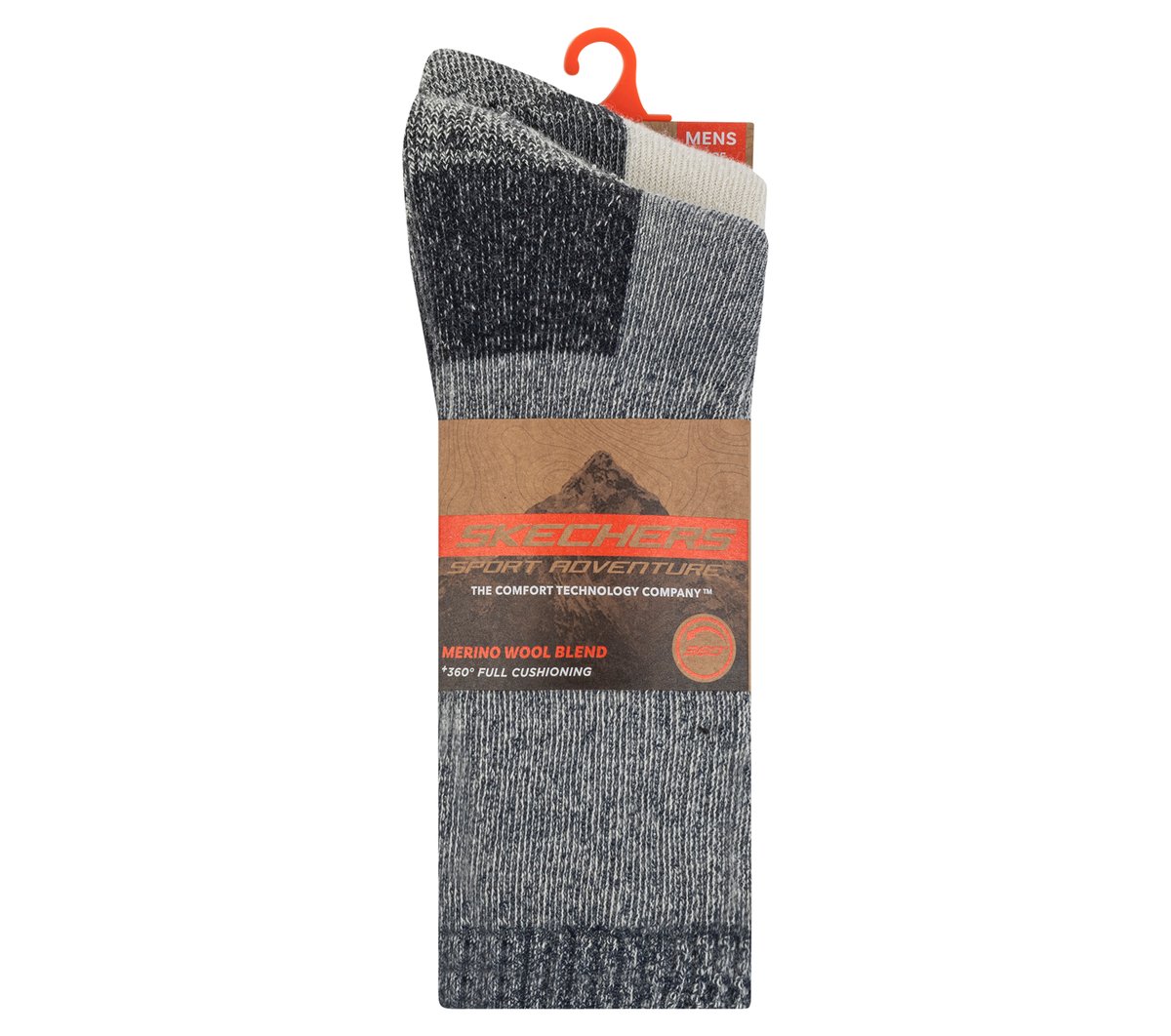 Skechers Discount | Clothing 2 Pack Men's Crew Wool Socks
