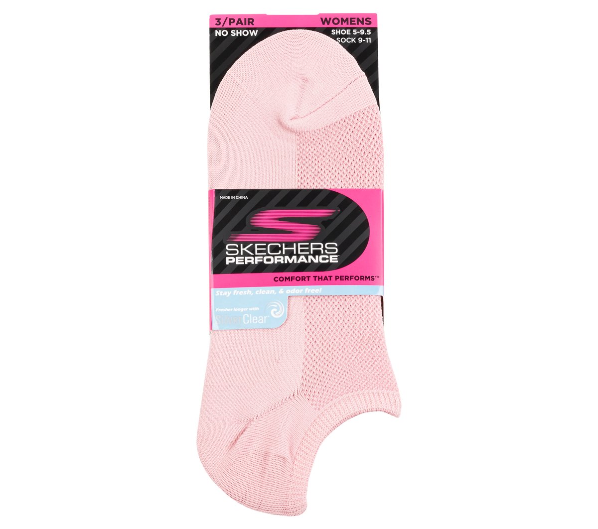 Skechers On sale | Clothing 3 Pack No Show Stretch Socks