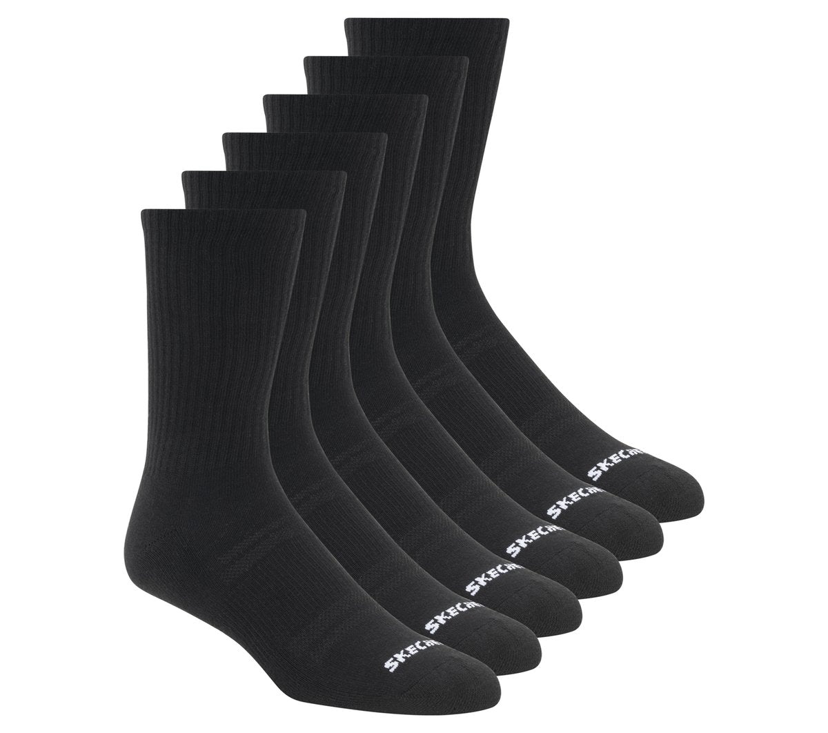 Skechers Discount | Clothing 6 Pack Large Core Crew Socks