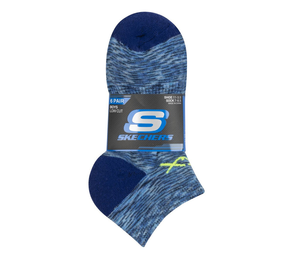 Skechers US | Clothing 6 Pack Space Dye Low Cut Socks